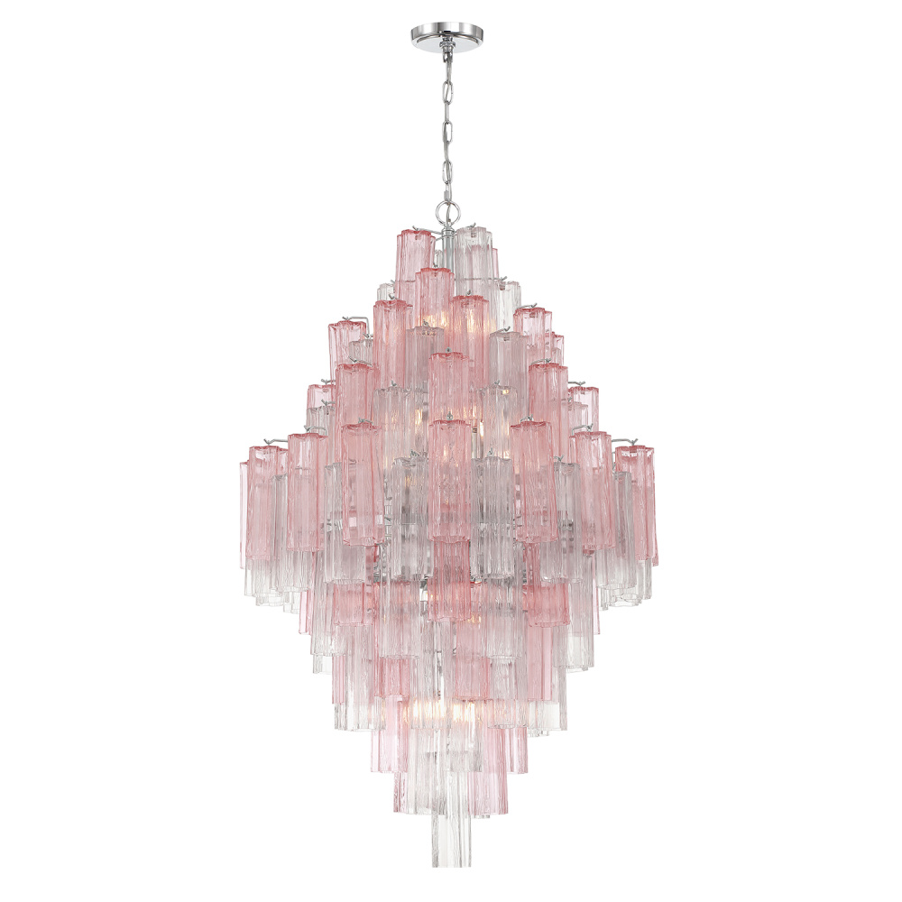 Addis 20 Light Polished Chrome Chandelier