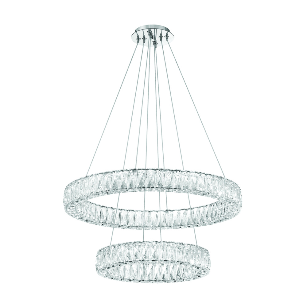 Kinsley 28'' Polished Chrome Chandelier