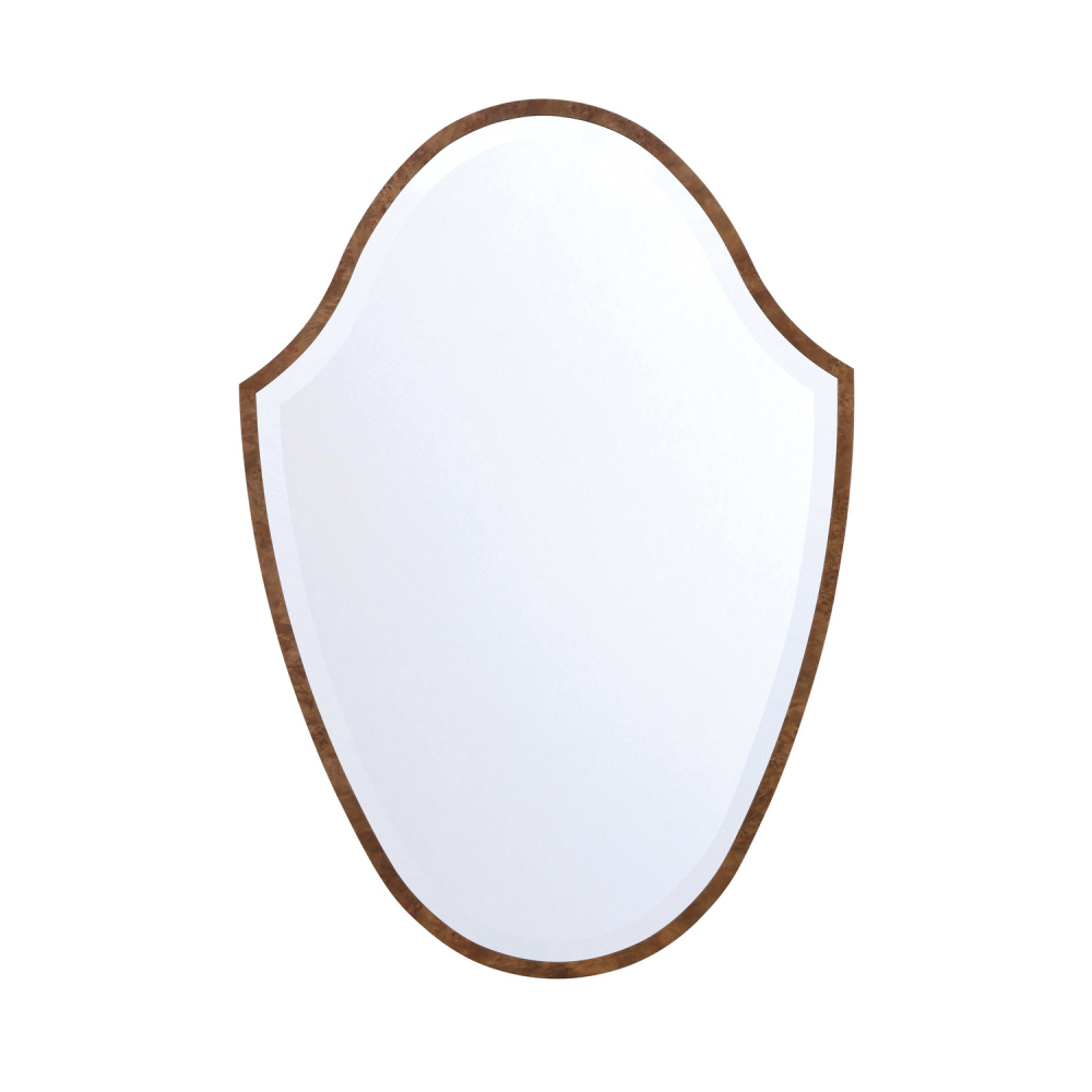 Lindee 28'' Wood Veneer Mirror