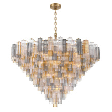 Crystorama ADD-329-AG-AU - Addis 62'' Aged Brass Chandelier