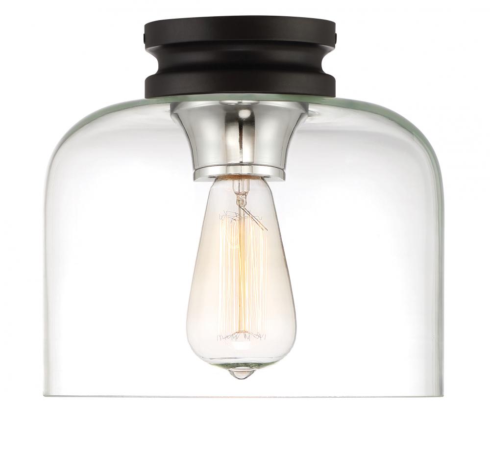 Ezra 9" 1-Light Flush Mount