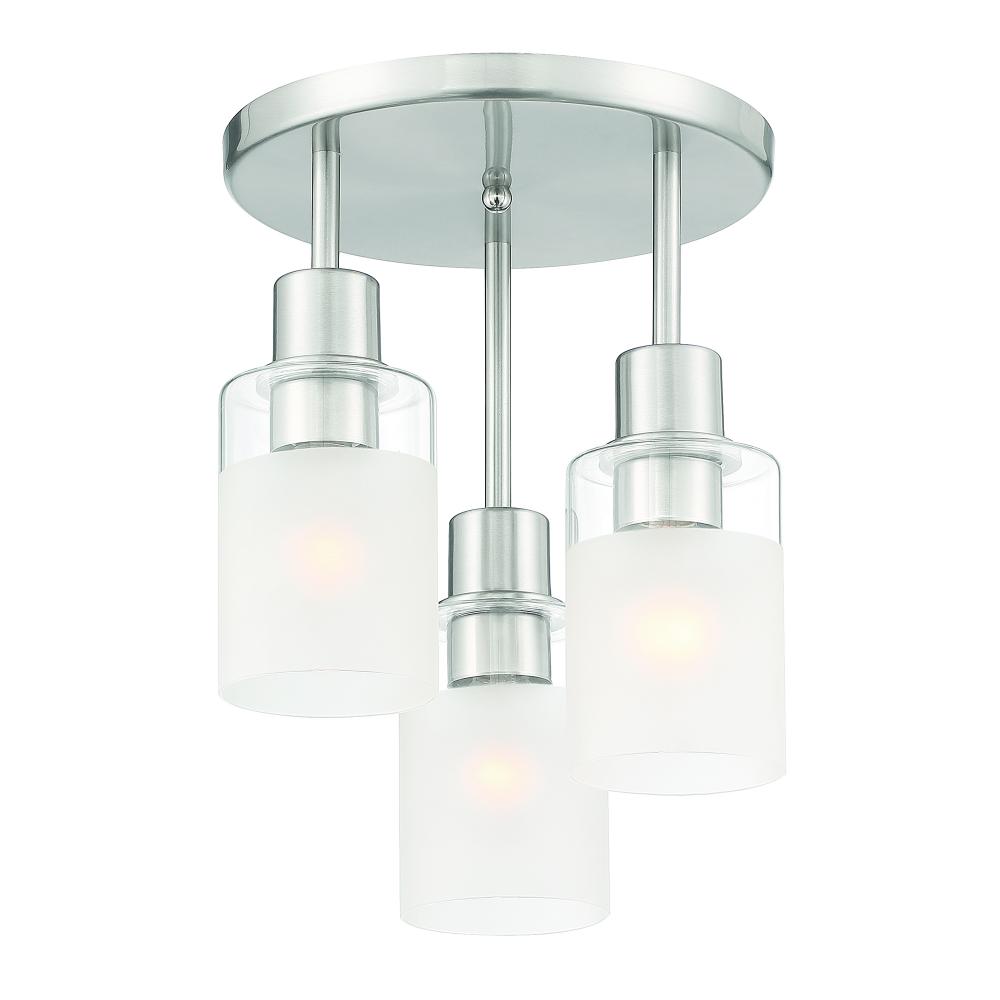 Cedar Lane 11" 3-Light Semi-Flush
