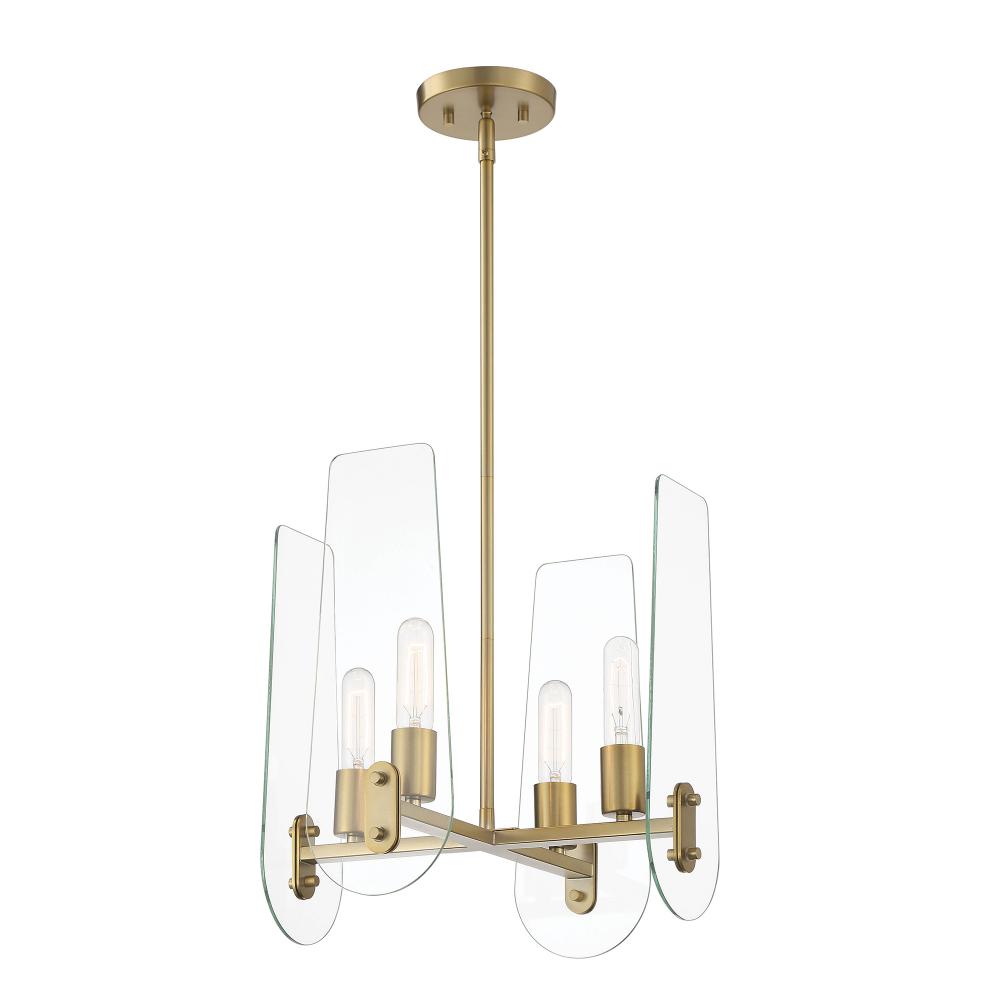 Bergen Beach 16" 4-Light Chandelier