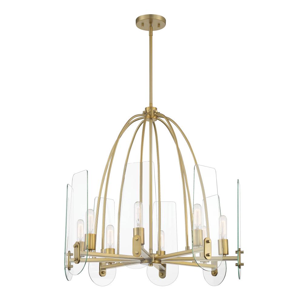 Bergen Beach 28" 8-Light Chandelier