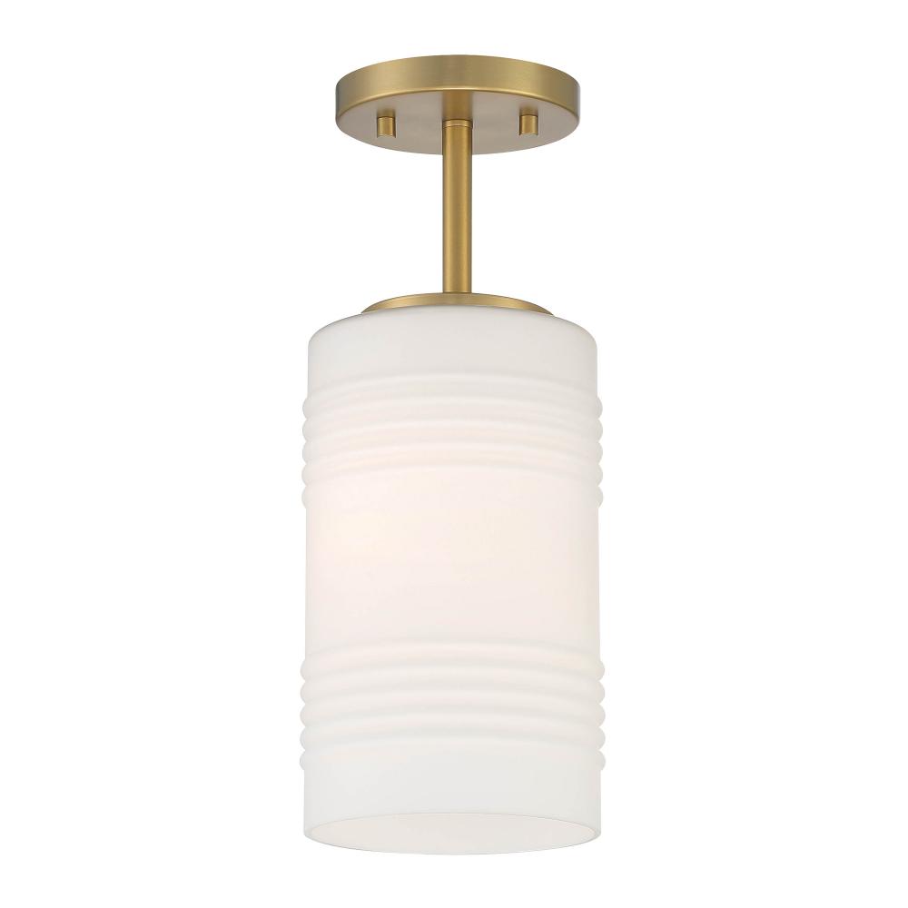 Leavenworth 6" 1-Light Convertible Semi-Flush