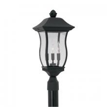 Designers Fountain 2726-BK - Chelsea 21.25" 3-Light Outdoor Post Lantern