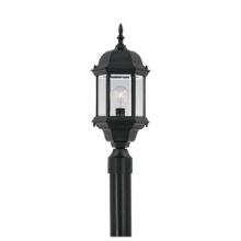 Designers Fountain 2976-BK - Devonshire 20" 1-Light Outdoor Post Lantern