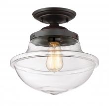 Designers Fountain 90211-SB - Foundry  1 Light Semi-Flush
