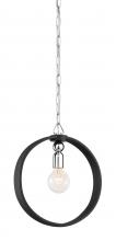 Designers Fountain 93431-BK - Huxton 12.5" 1-Light Pendant