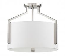 Designers Fountain 93911-PN - Elara Semi-Flush