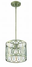 Designers Fountain 94430-SG - Hutton Collection - 1 Light - Mini Pendant - 10"W - 8.75"H - Sterling Gold Finish