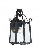 Designers Fountain 94791-BK - Glenwood 1 Light Outdoor Wall Lantern