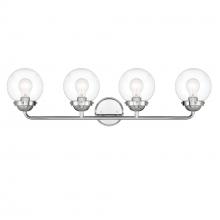 Designers Fountain 95904-CH - Knoll 33" 4-Light Vanity