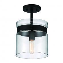 Designers Fountain D222M-SF-MB - Midnight LA 9" 1-Light Semi-Flush