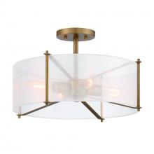 Designers Fountain D223M-SF-OSB - Daybreak 17.75" 4-Light Semi-Flush