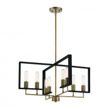Designers Fountain D233M-8CH-OSB - Chicago PM 28" 8-Light Chandelier