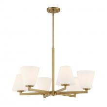 Designers Fountain D255M-6CH-BG - Palmyra 30" 6-Light Chandelier