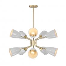 Designers Fountain D287M-10CH-BG - Biba 28.5" 10-Light Chandelier
