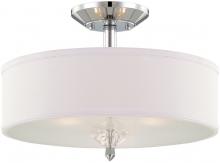 Designers Fountain 84211-CH - Palatial Semi-Flush