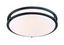 Designers Fountain EV1414C3C-43 - 14 in. Matte Black Integrated Selectable LED CCT Round Flush Mount Light