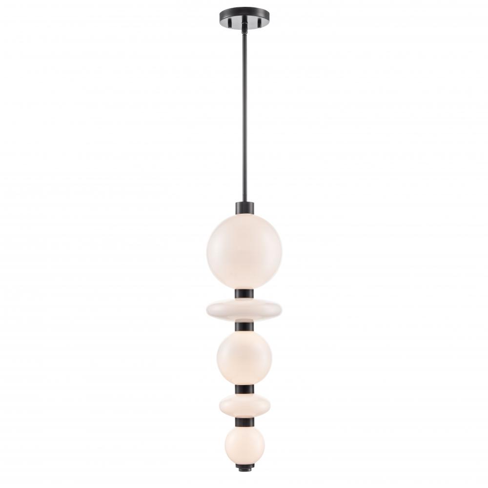 CORSAIR CCT PENDANT, BLACK W/TRUE OPAL GL.