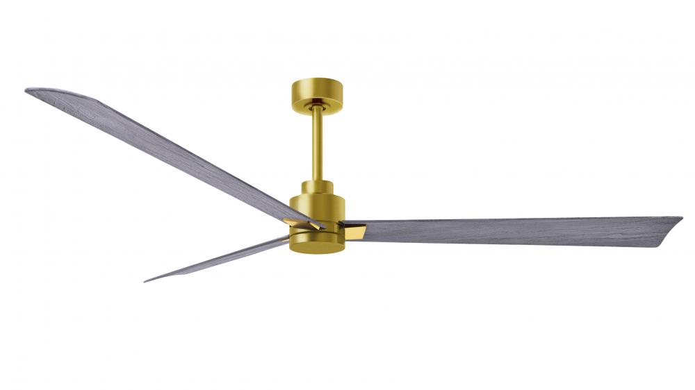 Alessandra - 72" Three Blade Transitional Ceiling Fan - Brushed Brass Finish