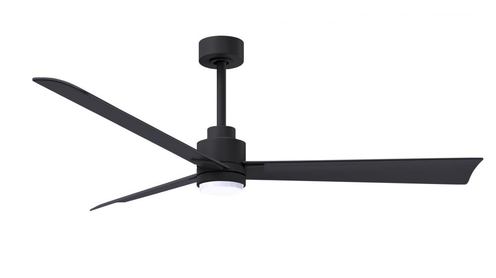 Alessandra - 56" Three Blade Transitional Ceiling Fan - 5CCT Integrated LED - Matte White Finish
