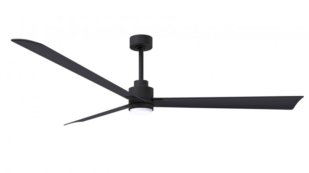 Alessandra - 72" Three Blade Transitional Ceiling Fan - 5CCT Integrated LED - Matte Black Finish