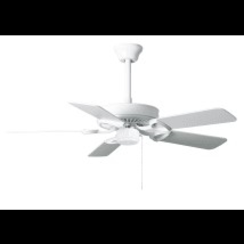 America - Ceiling Fan - Made in USA - White Body - 42" Blades