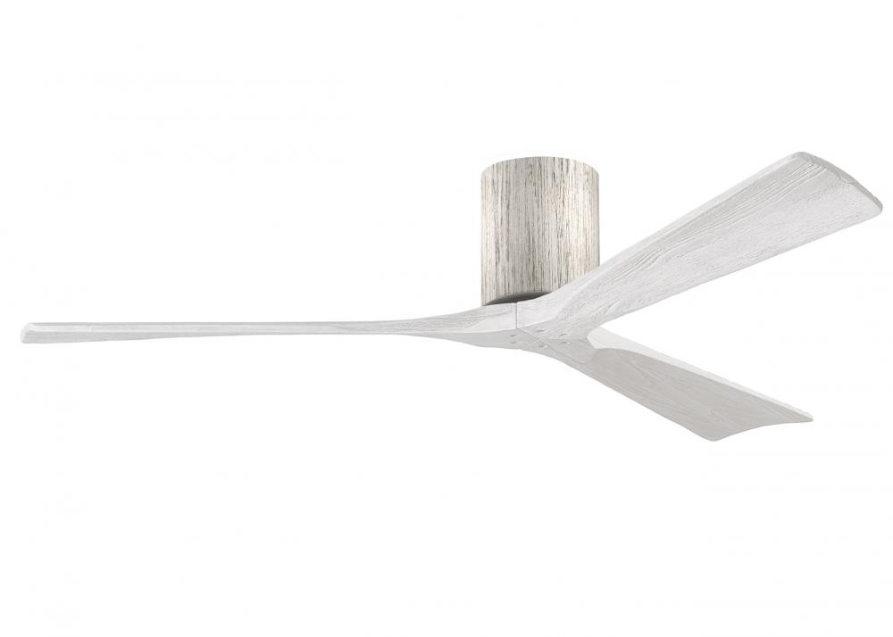 Irene - 3H - Barn Wood Tone - Matte White Blades - 60" Blades