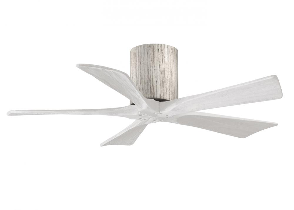 Irene - 5H - Barn Wood Tone - Matte White Blades - 42" Blades
