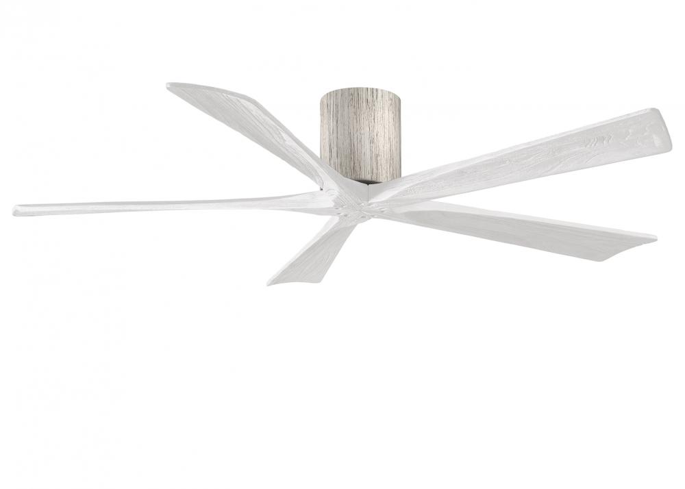 Irene - 5H - Barn Wood Tone - Matte White Blades - 60" Blades