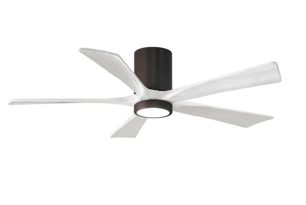 Irene - 5HLK - Textured Bronze - Matte White Blades - 52" Blades