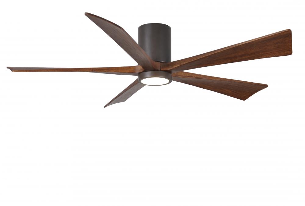 Irene - 5HLK - Textured Bronze - Walnut Tone Blades - 60" Blades