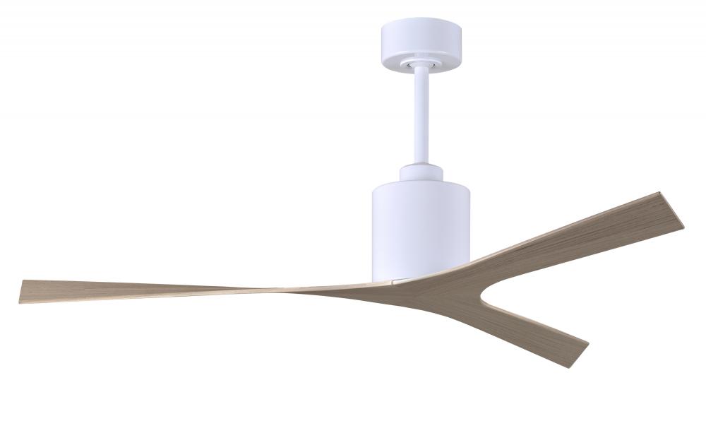 Molly - Ceiling Fan - Gloss White Finish - Gray Ash Tone Blades