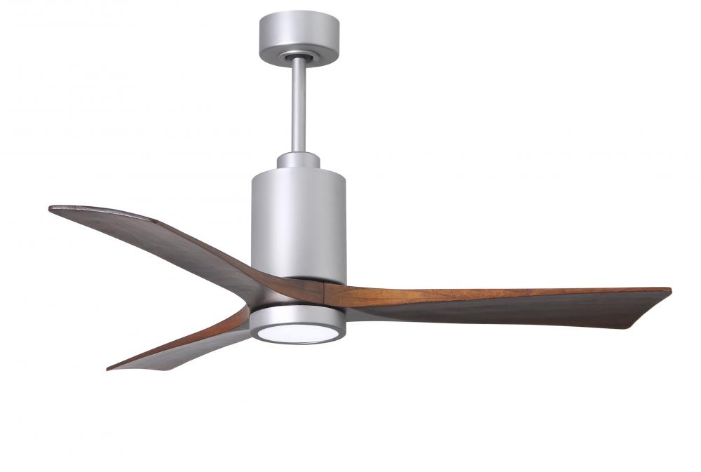 Patricia-3 - 52" Three Blade Ceiling Fan - 5CCT Integrated LED - Brushed Nickel Finish