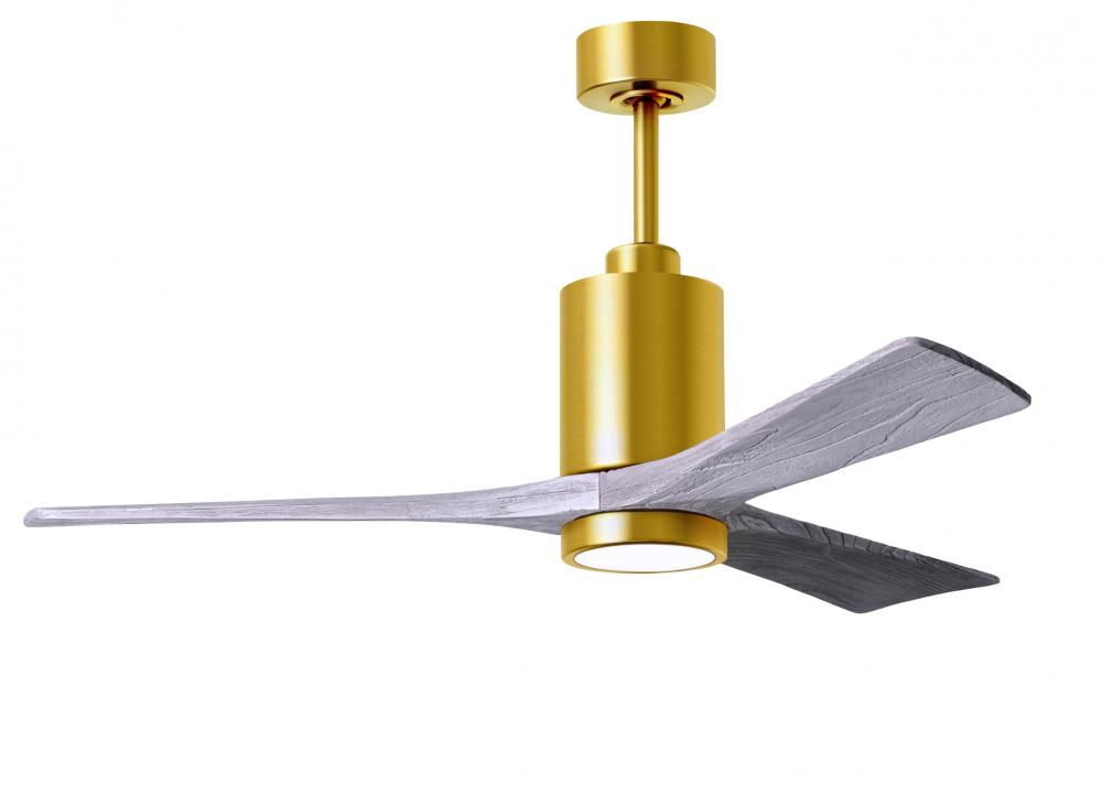 Patricia - 3 - 52" Three Blade Ceiling Fan - 5CCT Integrated LED - Brushed Brass Finish