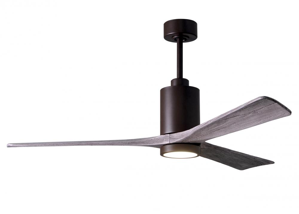 Patricia - 3 - 60" Three Blade Ceiling Fan - 5CCT Integrated LED - Textured Bronze Finish
