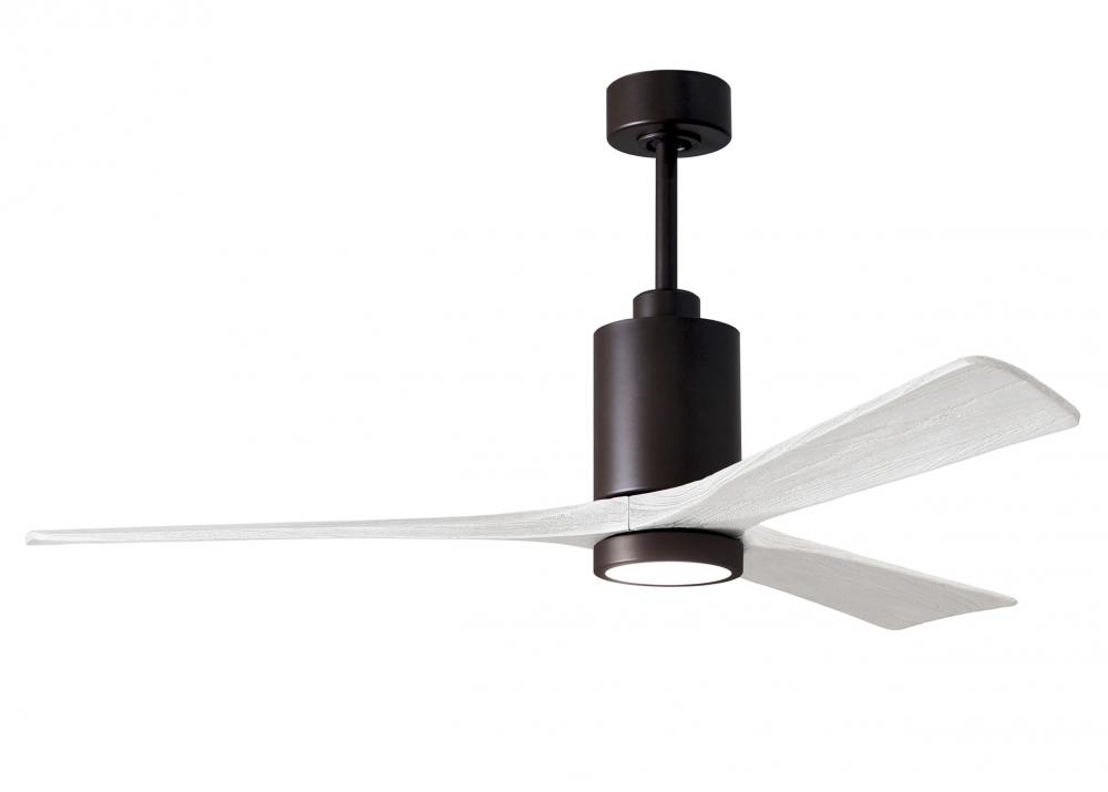 Patricia - 3 - 60" Three Blade Ceiling Fan - 5CCT Integrated LED - Textured Bronze Finish