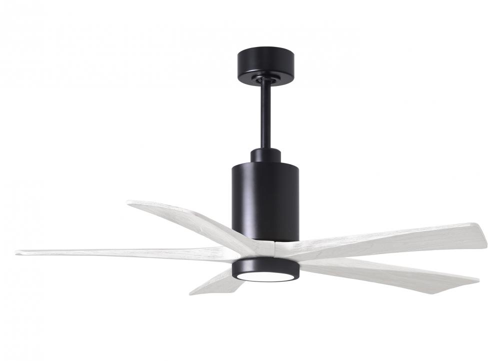 Patricia-5 - 52" Five Blade Ceiling Fan - 5CCT Integrated LED - Matte Black Finish
