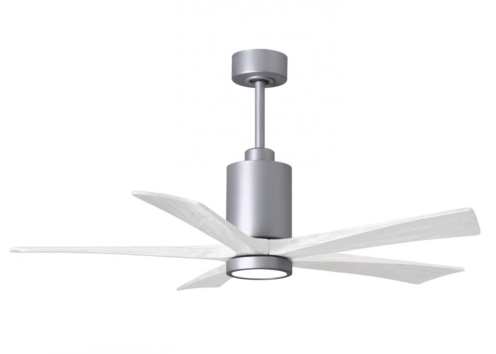 Patricia-5 - 52" Five Blade Ceiling Fan - 5CCT Integrated LED - Brushed Nickel Finish