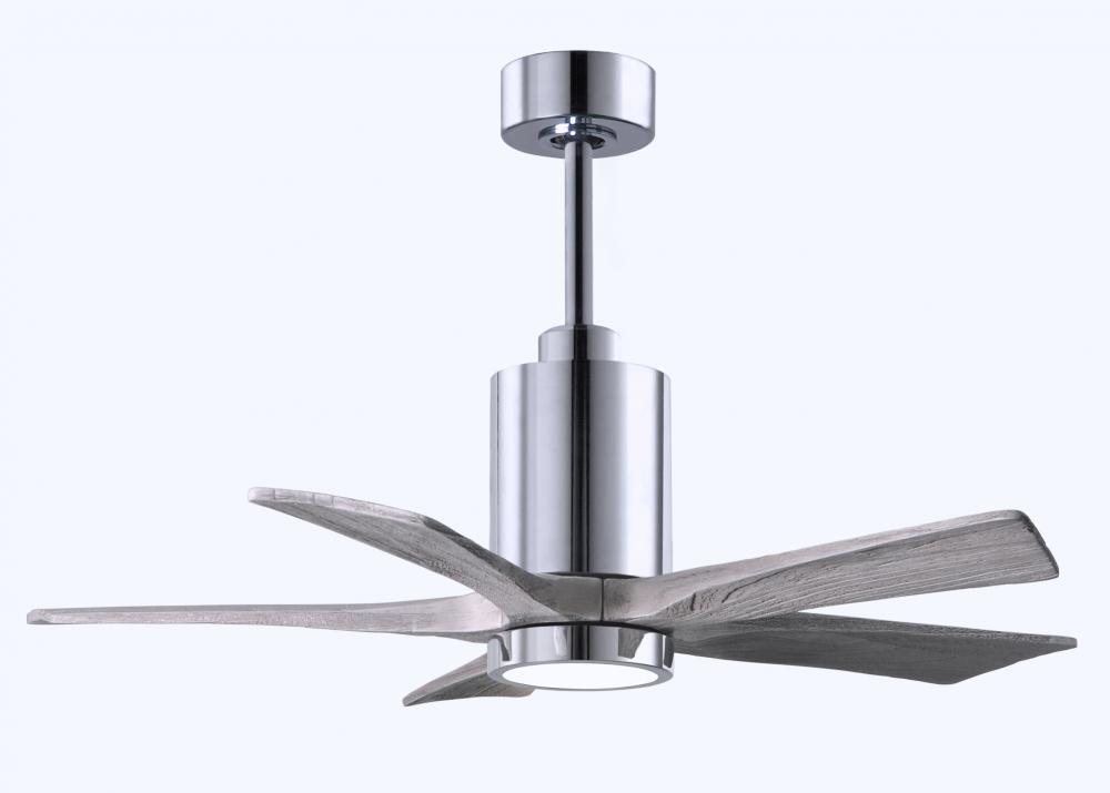 Patricia - 5 - 42" Five Blade Ceiling Fan - 5CCT Integrated LED - Polished Chrome Finish
