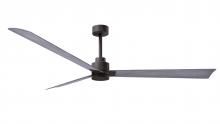 Matthews Fan Company AK-TB-BW-72 - Alessandra - 72" Three Blade Transitional Ceiling Fan - Textured Bronze Finish