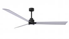 Matthews Fan Company AKLK-BK-BN-72 - Alessandra - 72" Three Blade Transitional Ceiling Fan - 5CCT Integrated LED - Matte Black Finish