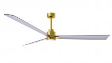 Matthews Fan Company AKLK-BRBR-BN-72 - Alessandra - LK - Brushed Brass - Brushed Nickel Blades - 72" Blades - 10" Downrod
