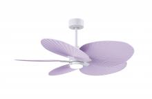 Matthews Fan Company AKTPLK-MWH-LI - Alessandra Tropical - Five Blade Ceiling Fan - 5CCT Integrated LED - Matte White Finish