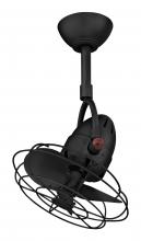 Matthews Fan Company DI-BK-MTL - Diane - Matte Black - Metal Blades - 10" Downrod