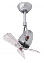 Matthews Fan Company DI-BN-WDBW - Diane - Brushed Nickel - Barn Wood Tone - Wood Blades - 10" Downrod