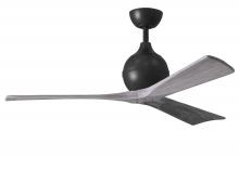 Matthews Fan Company IR3-BK-BW-52 - Irene 3 - Black - Barn Wood Tone Blades - 52" Blades - 10" Downrod