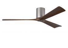 Matthews Fan Company IR3H-BN-WA-60 - Irene - 3H - Brushed Nickel - Walnut Tone Blades - 60" Blades